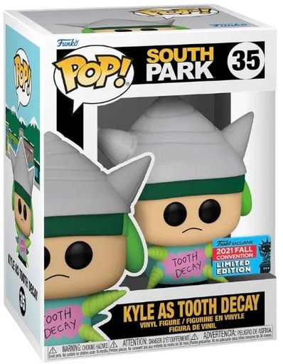 Фигурка Кайл в роли Зубного Налета — Funko Pop! TELEVISION: SOUTH PARK — KYLE AS TOOTH DECAY #35 (2009568)