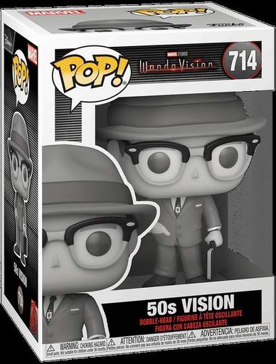 Фігурка Віжн (50-ті) — Funko Pop! MARVEL: WANDAVISION — 50S VISION #714 (2009641)