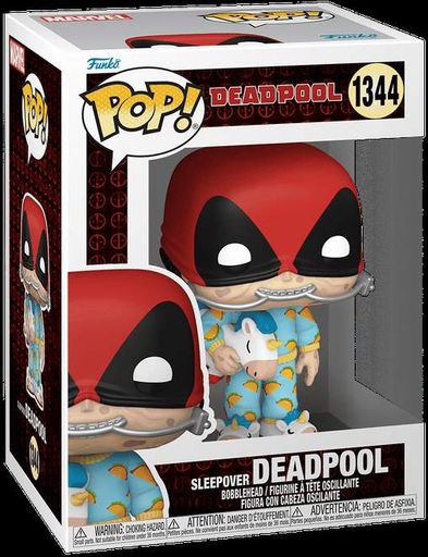 Фигурка Дедпул на ночевке — Funko Pop! MARVEL: DEADPOOL & WOLVERINE — SLEEPOVER DEADPOOL #1344 (2009676)