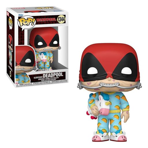 Фигурка Дедпул на ночевке — Funko Pop! MARVEL: DEADPOOL & WOLVERINE — SLEEPOVER DEADPOOL #1344 (2009676)