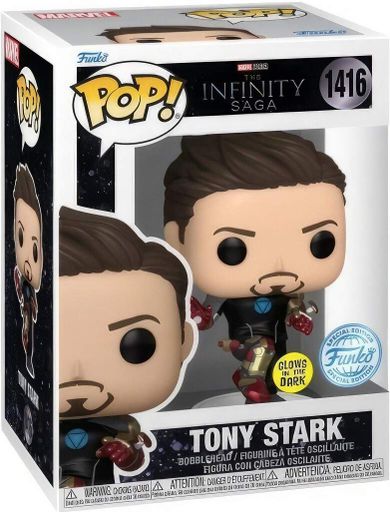 Фигурка Тони Старк в костюме MK42 (Светящаяся в темноте) — Funko Pop! MARVEL: IRON MAN 3 — TONY STARK MK42 (GLOW IN THE DARK) #1416 (2009751)