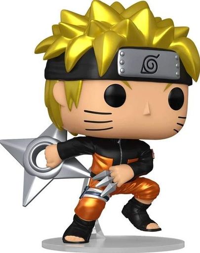 Фигурка Наруто Узумаки с кунаем и сюрикеном (Chase Edition) — Funko Pop! ANIMATION: NARUTO SHIPPUDEN — NARUTO UZUMAKI #1843 (2009768)