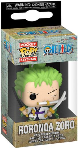 Фигурка на клипсе Ророноа Зоро — Funko Pop! Keychain: ONE PIECE — RORONOA ZORO #61371 (2009833)