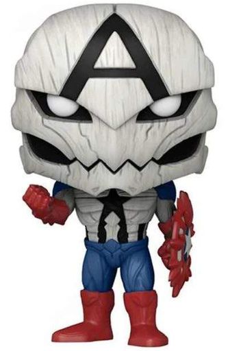 Фигурка Отравленный Капитан Америка — Funko Pop! MARVEL: VENOM — POISON CAPTAIN AMERICA (PIAB EXCLUSIVE) #856 (2009981)