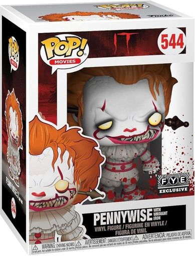 Фигурка Пеннивайз с кованым железом — Funko Pop! Movie Moment: IT — PENNYWISE WITH WROUGHT IRON (F.Y.E. EXCLUSIVE) #544 (2010010)