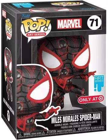 Фигурка Майлз Моралес: Человек-Паук (Арт-серия) — Funko Pop! MARVEL: MILES MORALES SPIDER-MAN (ART SERIES) #71 (2010082)