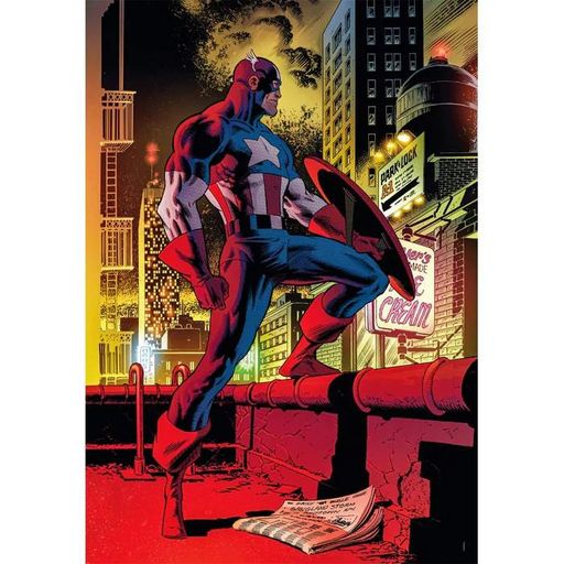 Пазл Marvel Капитан Америка – 1000 шт. Clementoni 37049 (2010219)