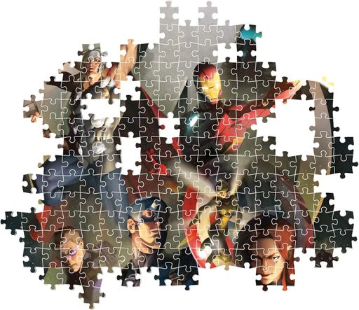 Пазл Marvel The Avengers Супергерои Марвел Мстители – 1000 шт. Clementoni 39809 (2010271)