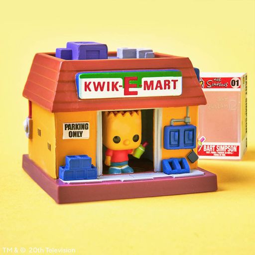 Набор фигурок Bitty Pop! Town — Барт Симпсон и Квики-Март (Bart Simpson & Kwik-E-Mart) (2010292)