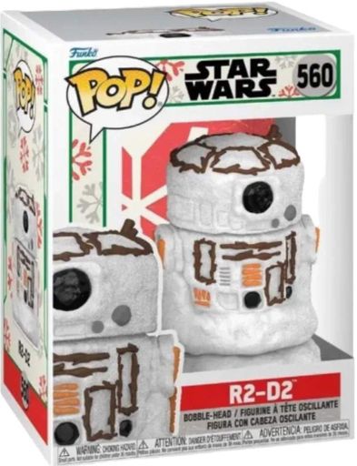 Фигурка R2-D2 (Снеговик) — Funko Pop! STAR WARS: HOLIDAY — R2-D2 SNOWMAN #560 (2010301)