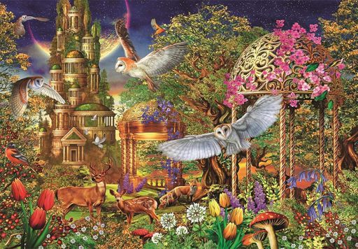 Пазл Clementoni: High Quality Collection — Forest Garden Fantasy / Лесной сад Фантазия (1500 элементов) — 31741 (2010326)