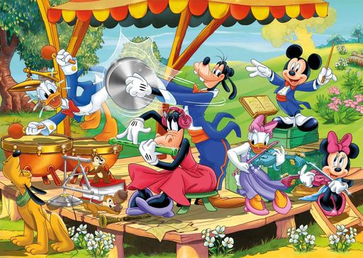 Пазл Clementoni: SuperColor — Mickey & Friends / Микки и друзья (2 x 60 элементов) — 21620 (2010351)