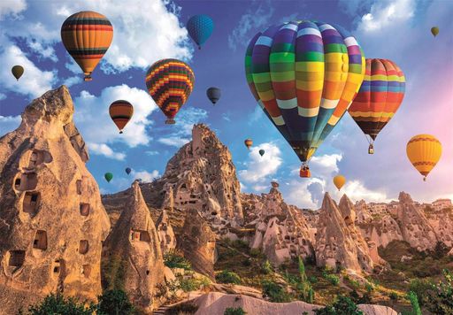 Пазл Clementoni: High Quality Collection — Hot Air Balloons in Cappadocia / Воздушные шары в Каппадокии (1000 элементов) — 39988 (2010356)