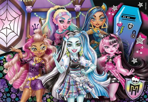 Пазл Clementoni: SuperColor — Monster High / Монстер Хай (104 элемента) — 25782 (2010422)