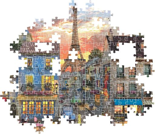 Пазл Clementoni: High Quality Collection — Streets of Paris / Улицы Парижа (1000 элементов) — 39983 (2010434)