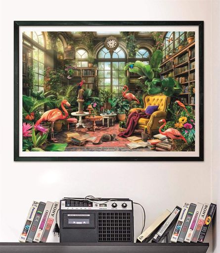 Пазл Clementoni: High Quality Collection — Greenhouse Library / Библиотека «Зеленый дом» (1000 элементов) — 39936 (2010448)