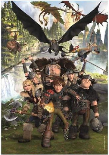 Пазл Clementoni: SuperColor — How to Train Your Dragon / Как приручить дракона (180 элементов) — 29793 (2010462)