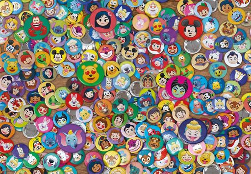 Пазл Clementoni: Disney Emoji — Impossible / Емоції (1000 елементів) — 39829 (2010511)