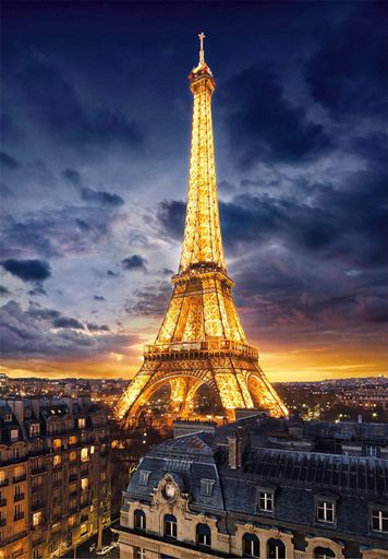 Пазл Clementoni: High Quality Collection — Eiffel Tower / Эйфелева башня (1000 элементов) — 39703 (2010523)