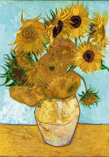 Пазл Clementoni: Museum Collection — Vincent van Gogh: Подсолнухи (1000 элементов) — 31438 (2010529)