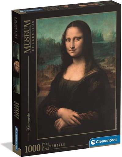 Пазл Clementoni: Museum Collection — Leonardo da Vinci: La Gioconda / Джоконда (1000 элементов) — 37085 (2010536)