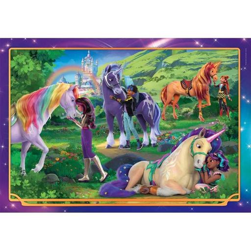 Пазл Clementoni: SuperColor — Unicorn Academy / Академия Единорогов (104 элемента) — 25099 (2010539)