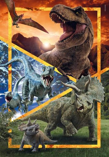 Пазл Clementoni: SuperColor — Jurassic World / Мир Юрского периода (104 элемента) — 27181 (2010549)