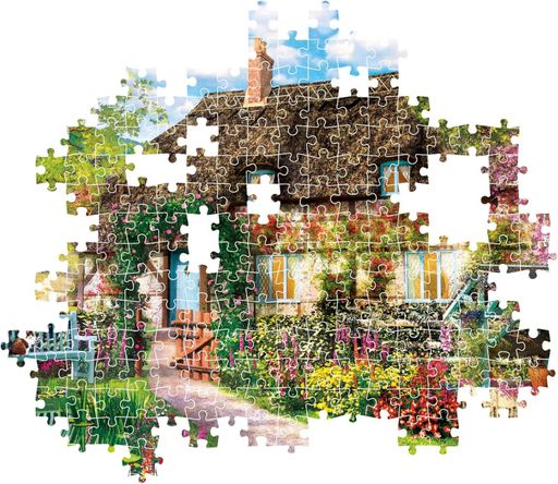 Пазл Clementoni: High Quality Collection — Old Cottage / Старый коттедж (1000 элементов) — 39908 (2010552)