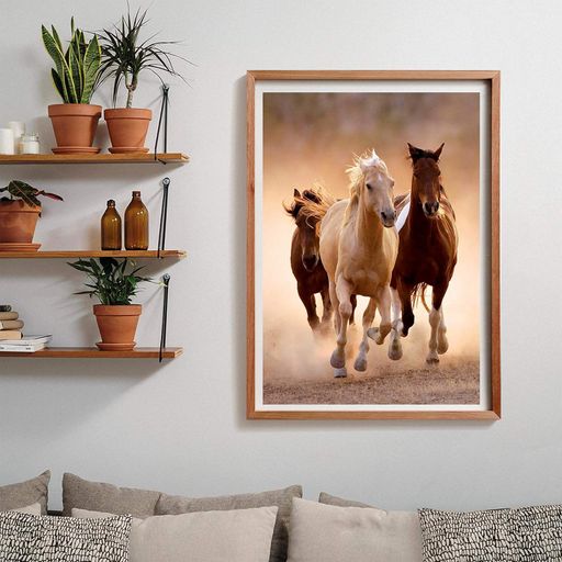 Пазл Clementoni: High Quality Collection — Running Horses / Бегущие кони (1000 элементов) — 39771 (2010565)
