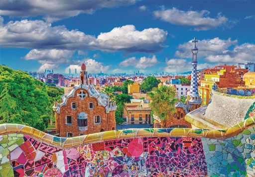 Пазл Clementoni: High Quality Collection — Barcelona Park Guell / Барселона. Парк Гуэль (1000 элементов) — 39954 (2010571)