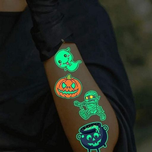 Набор временных тату "Halloween glow №2" kids-tatto-halloween-g2 (2010609)