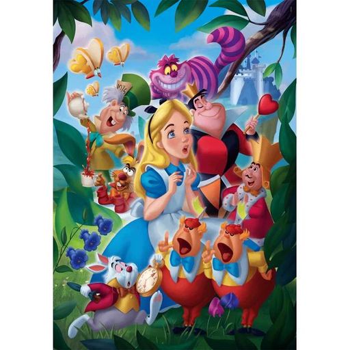 Пазл Алиса в Стране Чудес - Disney Alice In Wonderland - 1000 шт Clementoni 39952 (2010733)