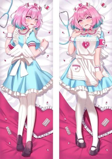 Дакимакура 150 х 50 см  Ріаму Юмємі Ідолмайстер Riamu Yumemi Idolmaster, Подушка + наволочка двостороння (2011136)