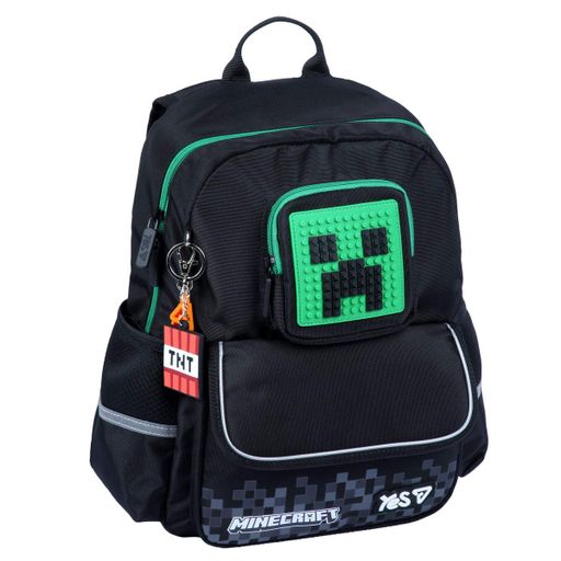 Набор школьный Yes Minecraft Adventure S-104S для мальчика 37 см + ланч-бокс и бутылка Minecraft (550262К1) (2011277)