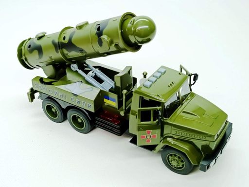 Машинка Автопром Военная техника " Краз ракетная установка" KR-2202-02 (2012158)