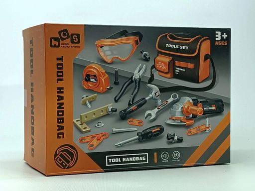 Набор инструментов Shantou "Tools set" с болгаркой, в сумке 778-75 (2012198)