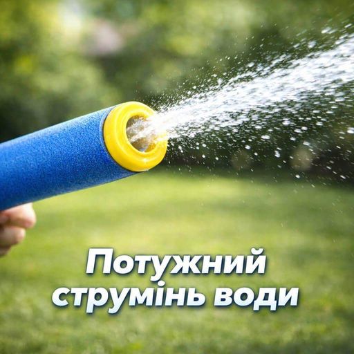 Набор водяных пистолетов с насосом 55 см, 35 шт. — мощные водяные пушки для детей, игр в бассейне и на пляже SJ455 (2012242)