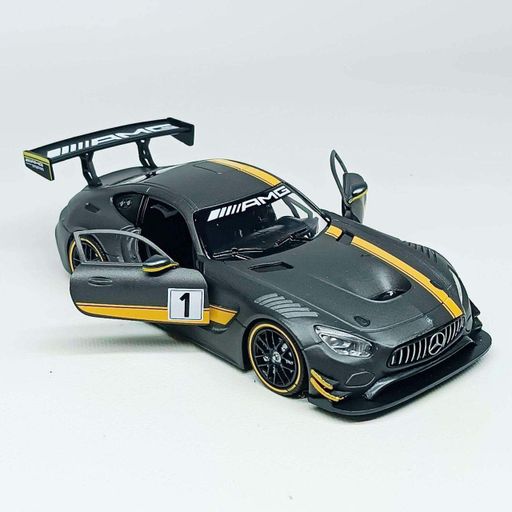 Машинка металлическая АвтоСвит AP-1923 Mercedes-AMG GT3 1:24 - 18 см, открывающиеся двери, резиновые колеса (2012253)