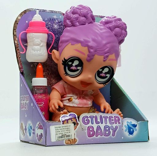 Музыкальная Кукла Star toys "Gliter Baby" (28 см) с бутылочкой TK430/1/2/3 (2012294)