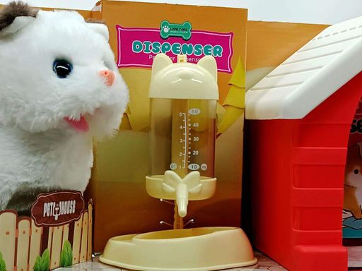 Интерактивная игрушка Yi wu jiayu Котик "Plush pet" белый с серыми ушками MC-1040-4 (2012339)