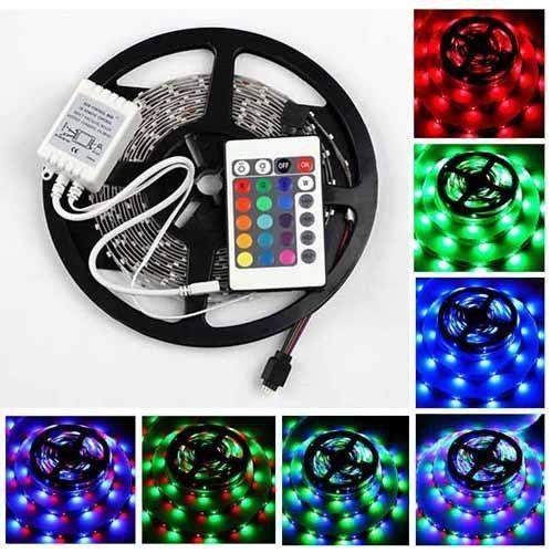 Комплект светодиодной ленты 3528 RGB в силиконе 5 м с пультом (2012541)