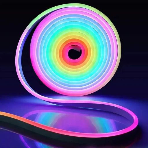 Светодиодная Led лента 2м, с пультом ДУ, от USB / Лента от повербанка / RGB лента для подсветки (2012648)