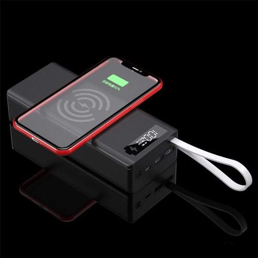 Корпус для повербанка на 12 аккумуляторов, C12PD, Черный / Корпус Power Bank / Бокс для повербанка / Корпус павербанка (2012685)