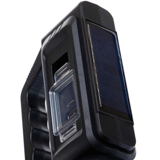 Светодиодный фонарь на солнечной батарее, PowerBank, CX-8808T / Аккумуляторный фонарь-прожектор / Ручной фонарь кемпинговый (2012793)