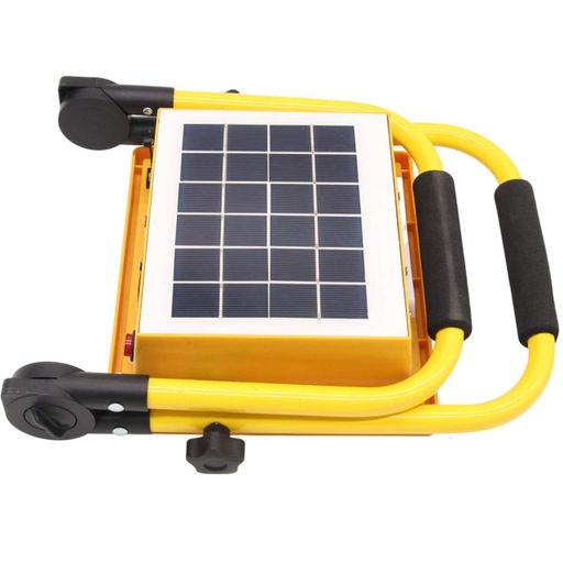 Прожектор аккумуляторный с солнечной панелью, 100W, желтый Cata 4699 / Портативный фонарь / Фонарь для дома / Солнечная лампа (2012795)