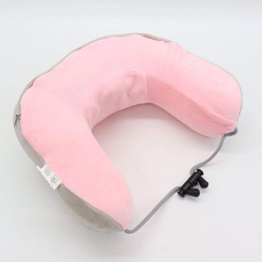Подушка массажер для шеи с памятью от USB, U-Shaped Upgrade Vibration Pillow, Серый / Беспроводная массажная подушка (2012825)