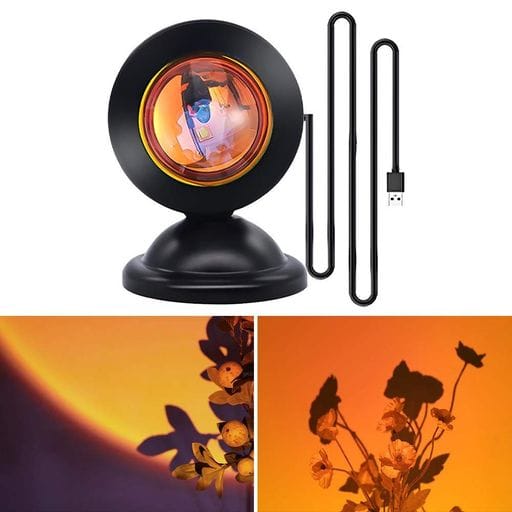Проекционная лампа Закат солнца от USB, Sunset Lamp / Проекционный светильник (2012853)