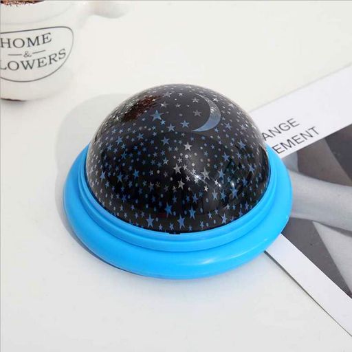 Проектор-ночник звездное небо "Star Master", LED, RGB, Голубой / Проектор звездного неба / Светильник-дискошар (2012890)