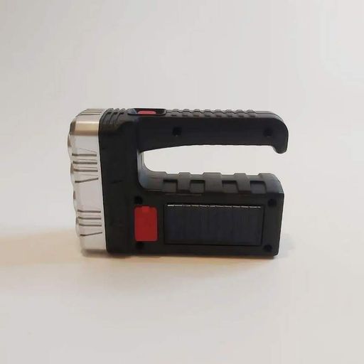 Фонарь-прожектор ручной 3в1 аккумуляторный до 6 ч, с USB, Power bank и Солнечной панелью, BL-7701A COB (2012919)