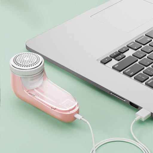 Машинка для видалення катишків від USB, Рожевий / Тример від катишок / Машинка для стрижки ковтунців (2012958)